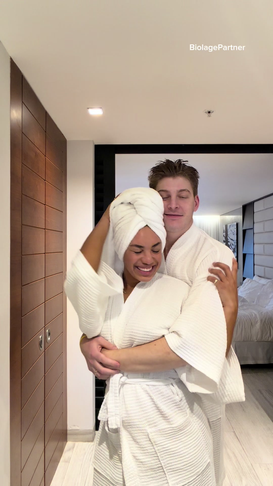 TikTok post by @justjazzzyidk for Biolage. Caption reads: [...] to get longer healthier hair because....