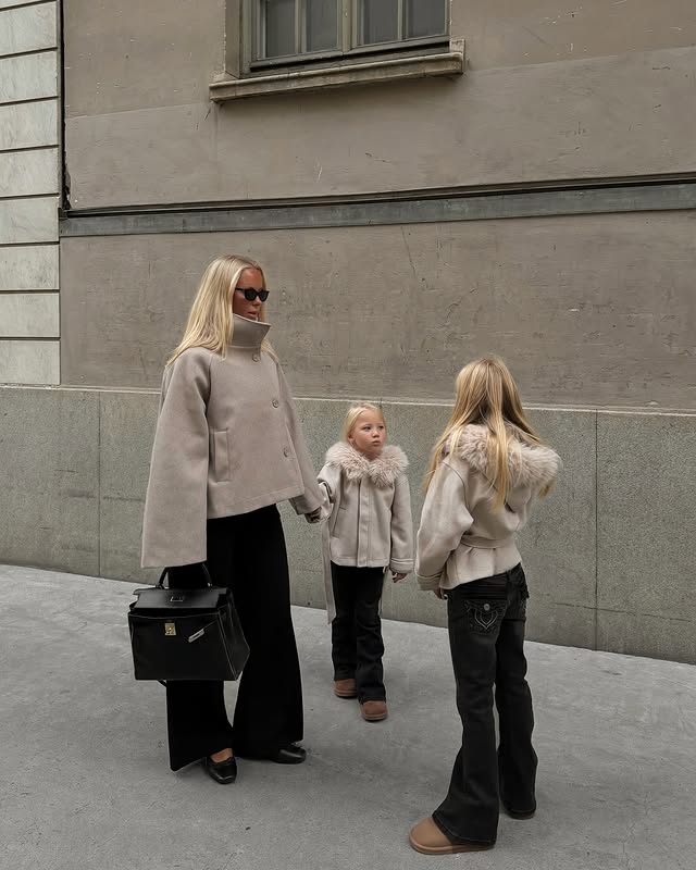 Instagram post by @victoriatornegren for Gina Tricot. Caption reads: Advertisement for Gina Tricot - Little looks for....
