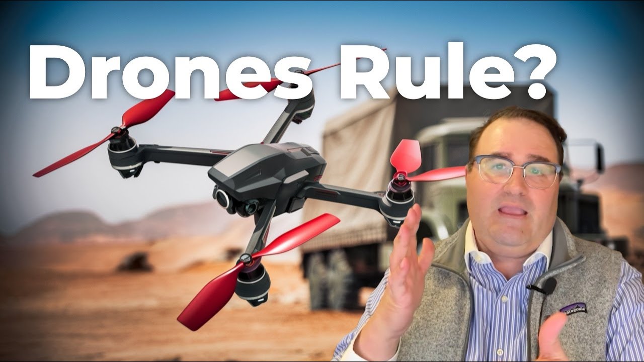 YouTube post by @RyanMcBethProgramming for Ekster. Caption reads: Are Drones About to Replace Helicopters?.