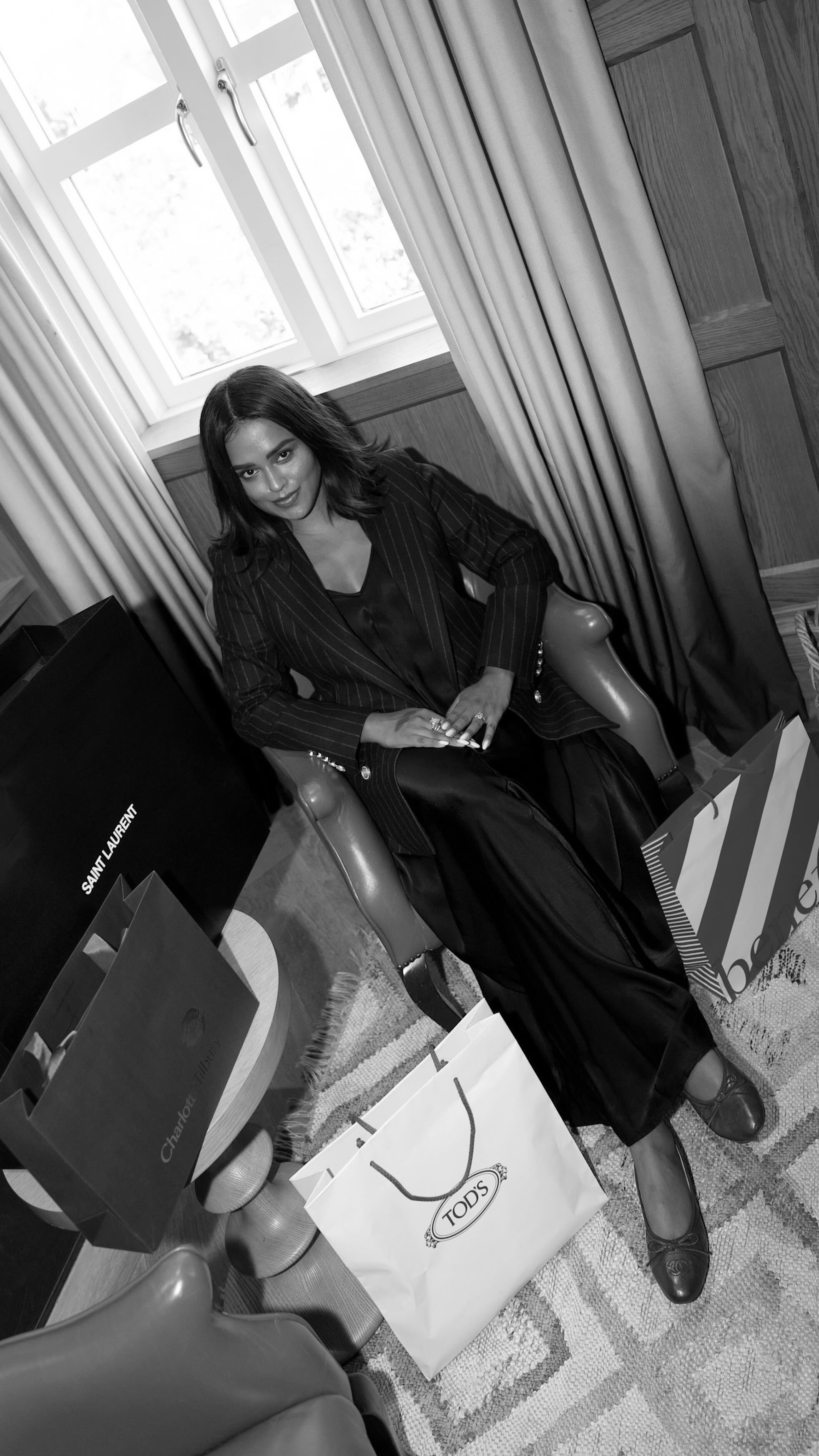 Instagram post by @sachinidilanka for Bicester Village. Caption reads: [...] Had the most wonderful weekend at....