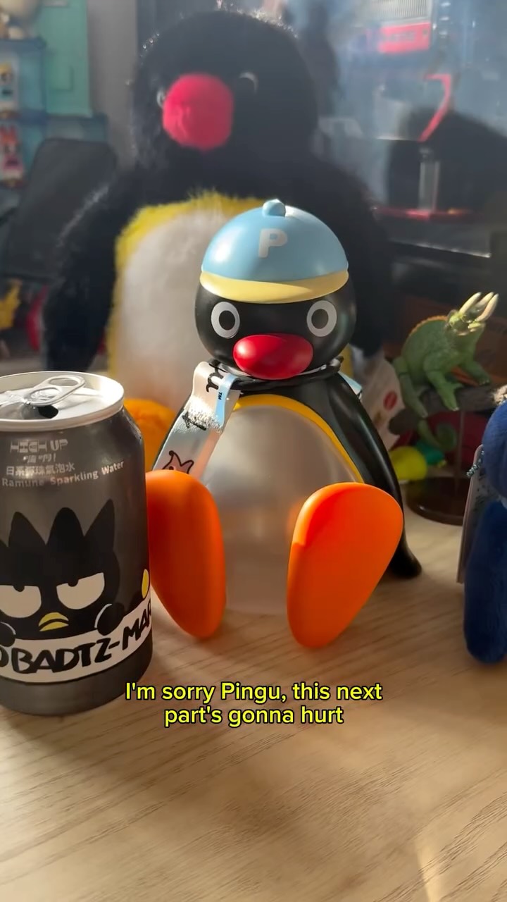 Instagram post by @levinsonline for Martube Gift. Caption reads: [...] your Pingu Summer Water Bottle from....