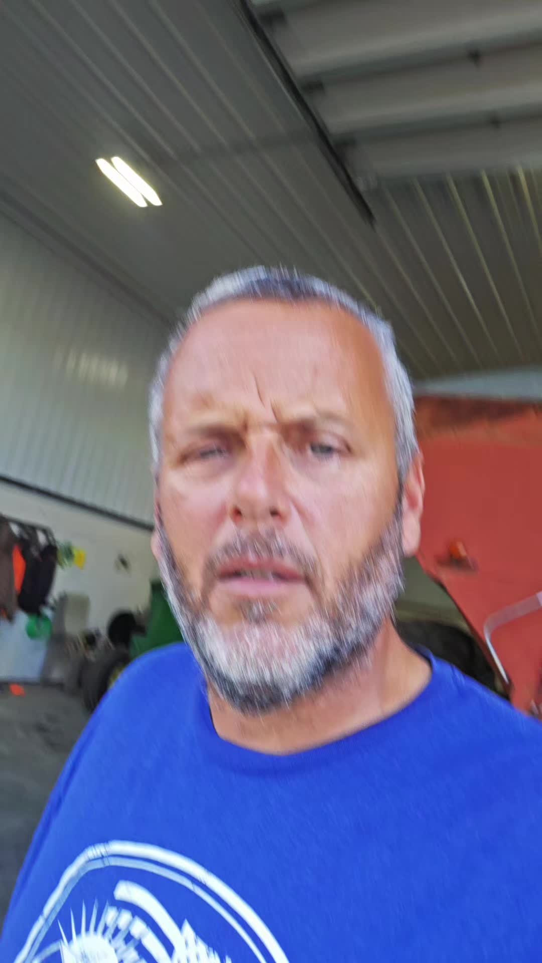 TikTok post by @growincorn2020 for John Deere. Caption reads: @John Deere #farmtok #straightforwardfarming #dog....