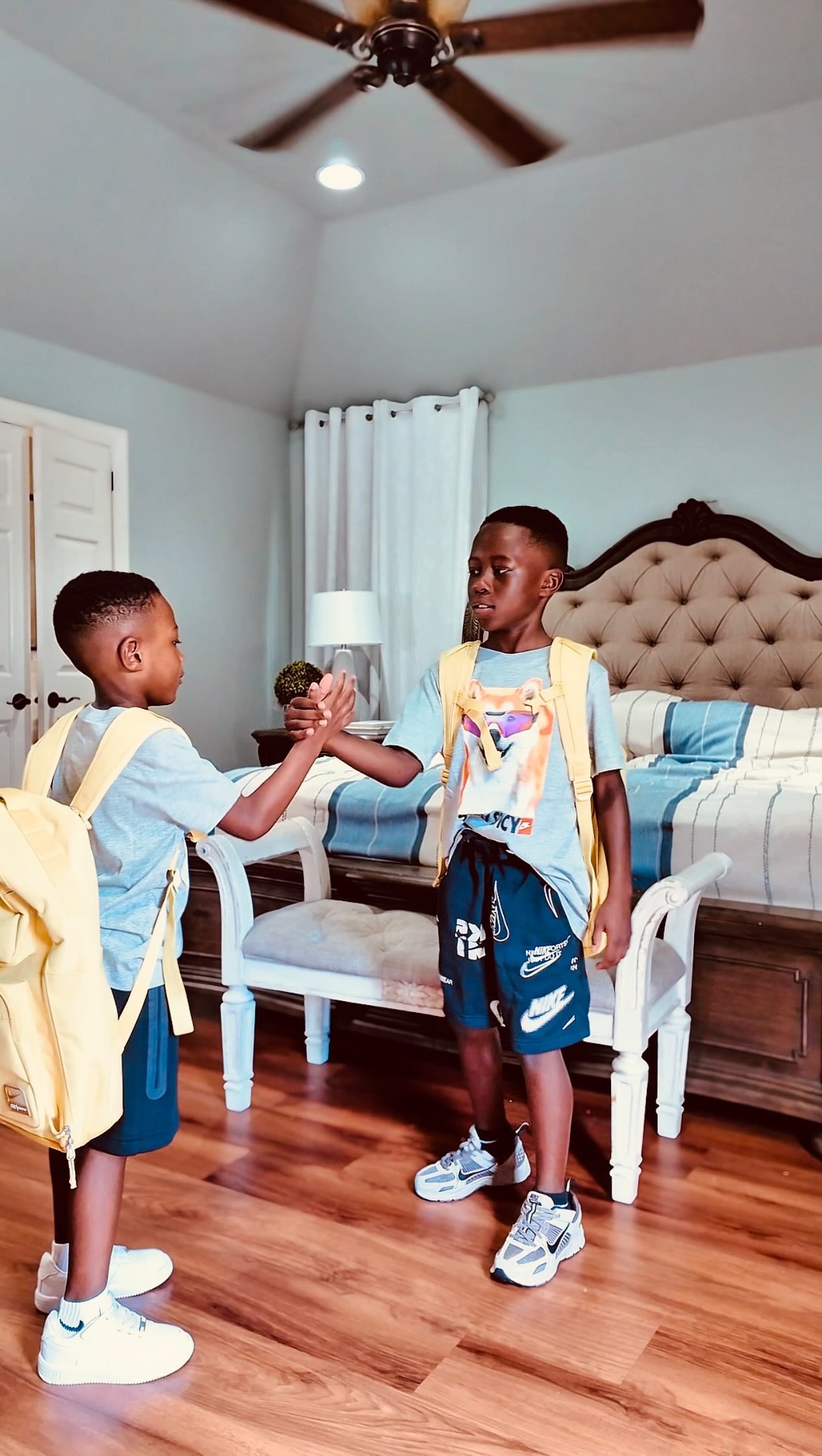 Instagram post by @funmiford for Hibbett. Caption reads: ✨GIVEAWAY CLOSED ✨🎒 Back to school just got a....