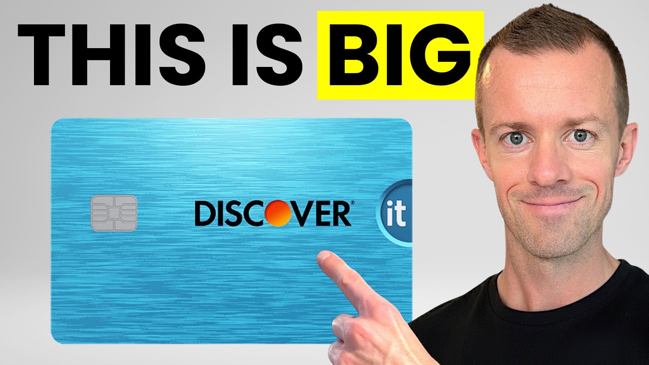 YouTube post by @markreese for Webull. Caption reads: Capital One Just SUPERCHARGED Discover it - What....
