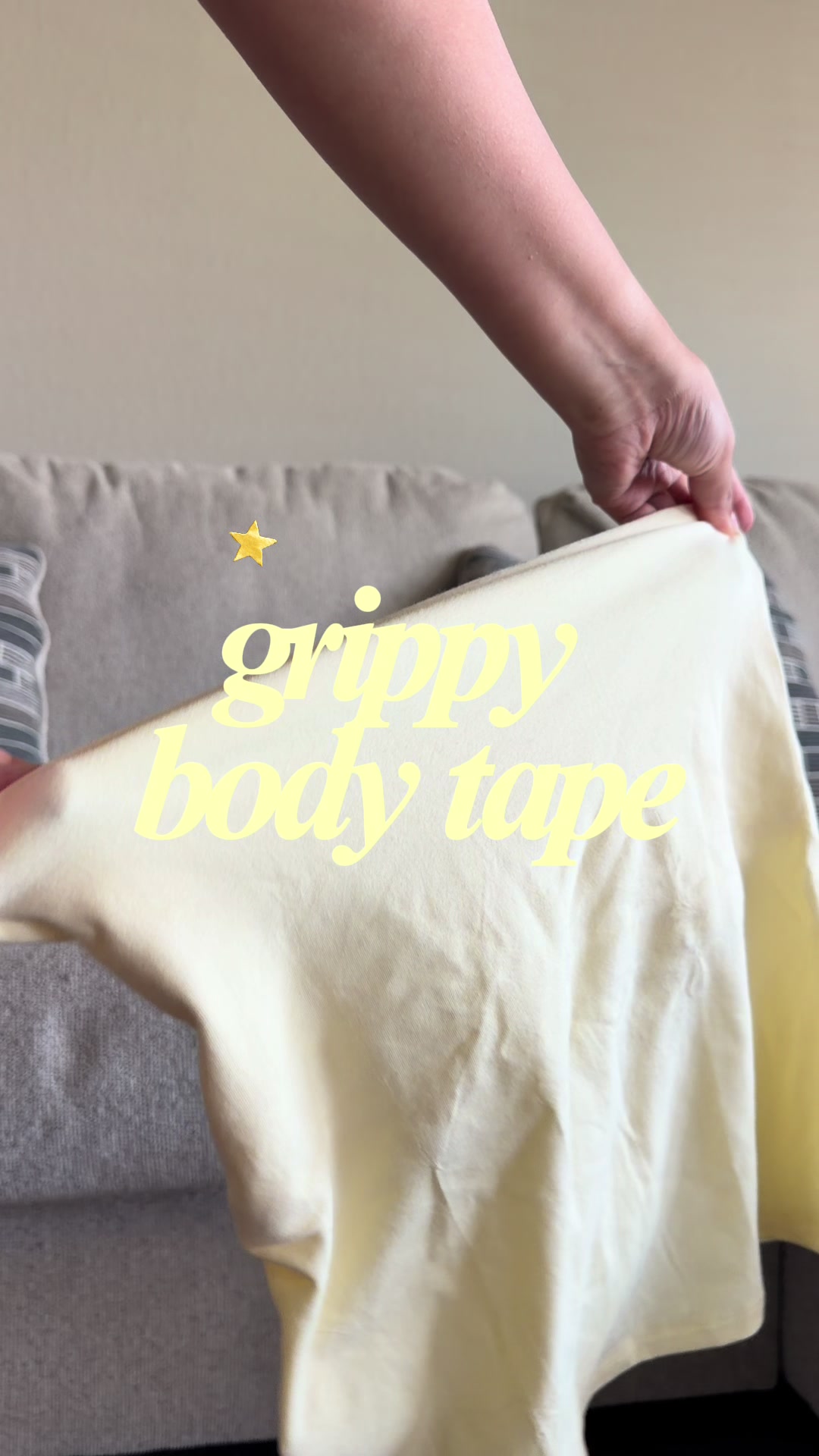 TikTok post by @jriverraa for TUCKY. Caption reads: @Shop Tucky has the best liquid body tape! now you....