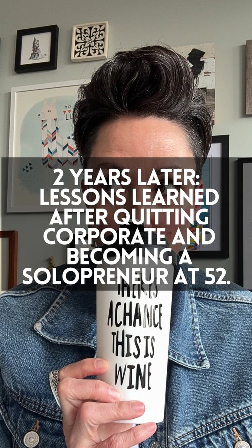 Instagram post by @makingupforglossedtime for Girlboss. Caption reads: No one tells you this. So I will. 

Yesterday....