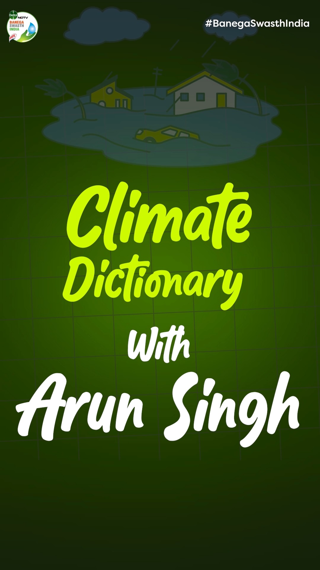 Instagram post by @banegaswasthindia for Dettol India. Caption reads: Let’s turn knowledge into climate action!

This....