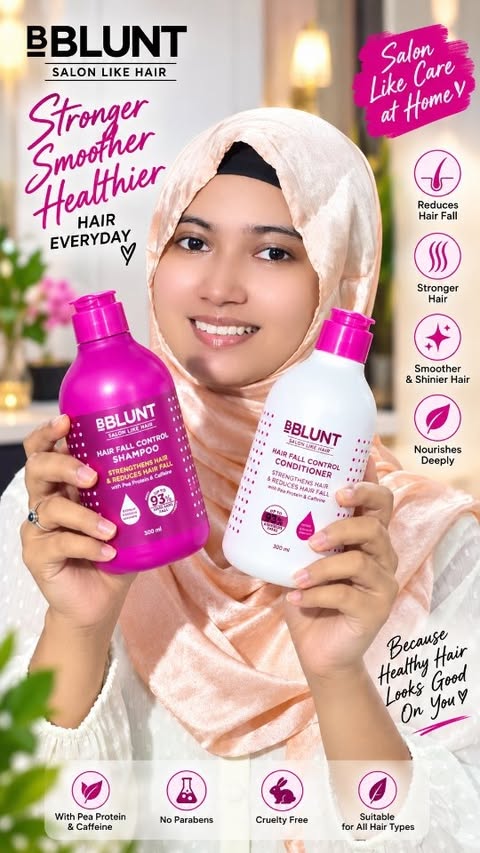 Instagram post by @masumasultana530 for Honasa Consumer Ltd.. Caption reads: Comment for link 🔗 @bbluntindia @honasa_india....