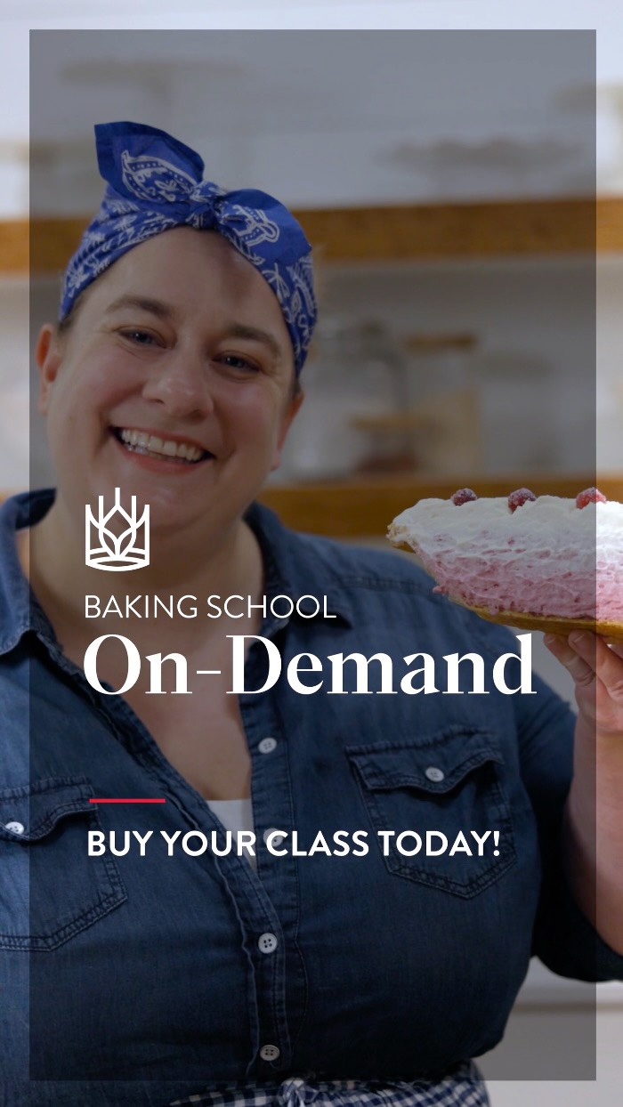 Instagram post by @emcdowell for King Arthur Baking Company. Caption reads: If you want to bake your best holiday pies ever,....