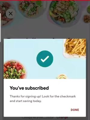 TikTok post by @333_addison for Kale. Caption reads: [...] #fyp #collage #free @DoorDash @Kale.