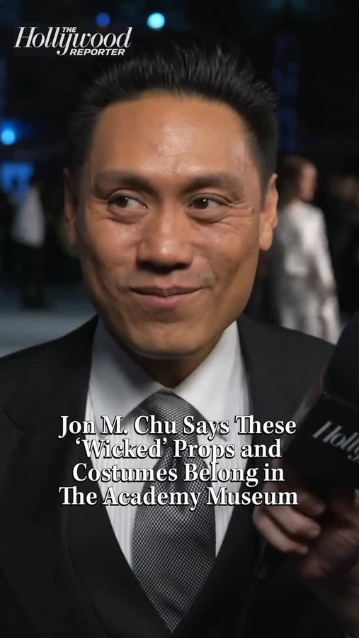 Instagram post by @jonmchu for Hollywood Reporter. Caption reads: ‘Wicked’ and ‘Wicked: For Good’ director Jon M.....