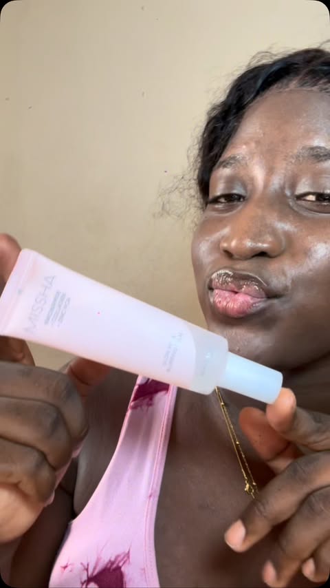 Instagram post by @winnie_blue509 for Missha Us. Caption reads: Let’s prep the skin! ✨ I’m using the MISSHA primer....