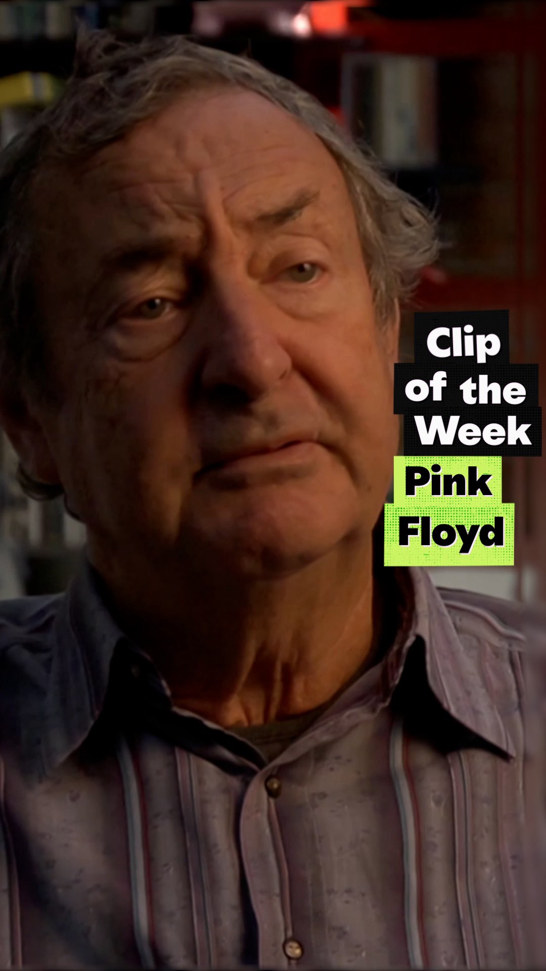 Instagram post by @pinkfloyd for Spotify. Caption reads: Check out the Clip @pinkfloyd shared with fans....