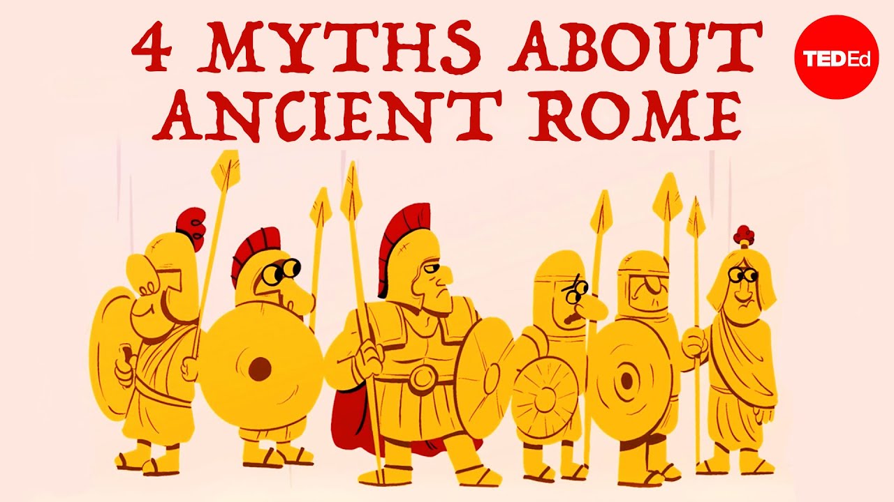 YouTube post by @TEDEd for TED. Caption reads: How much do you really know about Ancient Rome? -....