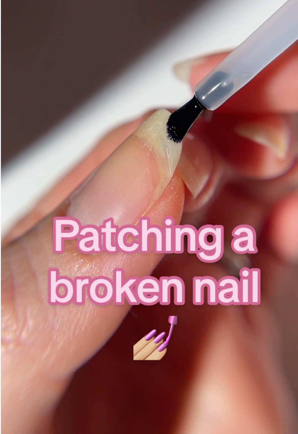 TikTok post by @nailbetch for essie. Caption reads: [...] are long, I’m not cutting it. I’m using....
