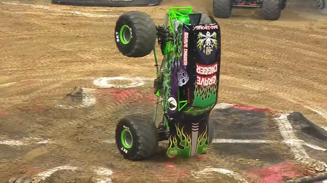 Instagram post by @westonanderson_gd for Monster Jam. Caption reads: That’s 2️⃣ for 2️⃣! 

@WestonAnderson_GD is....