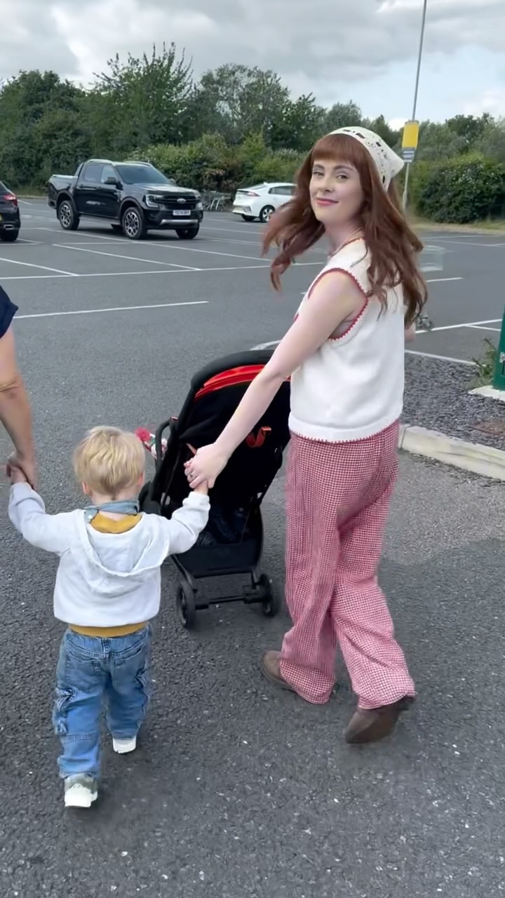 Instagram post by @authenticallycaitlin for iCandy World Belgium. Caption reads: Ad The @icandyworlduk Pip is the biggest parenting....