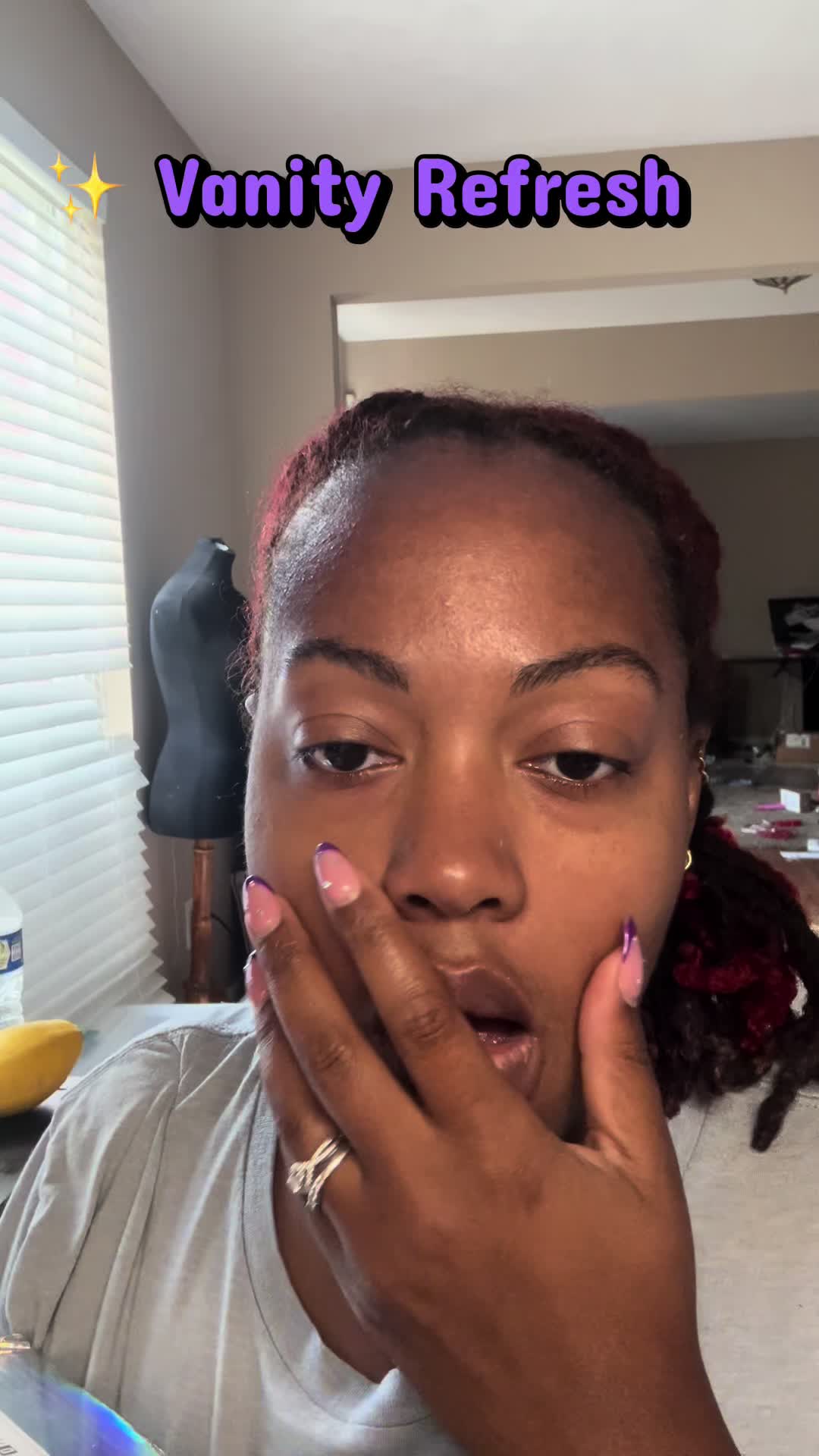 TikTok post by @mrs.thompsonk for Clean Skin Club. Caption reads: [...] box is the perfect place to keep my Clean....