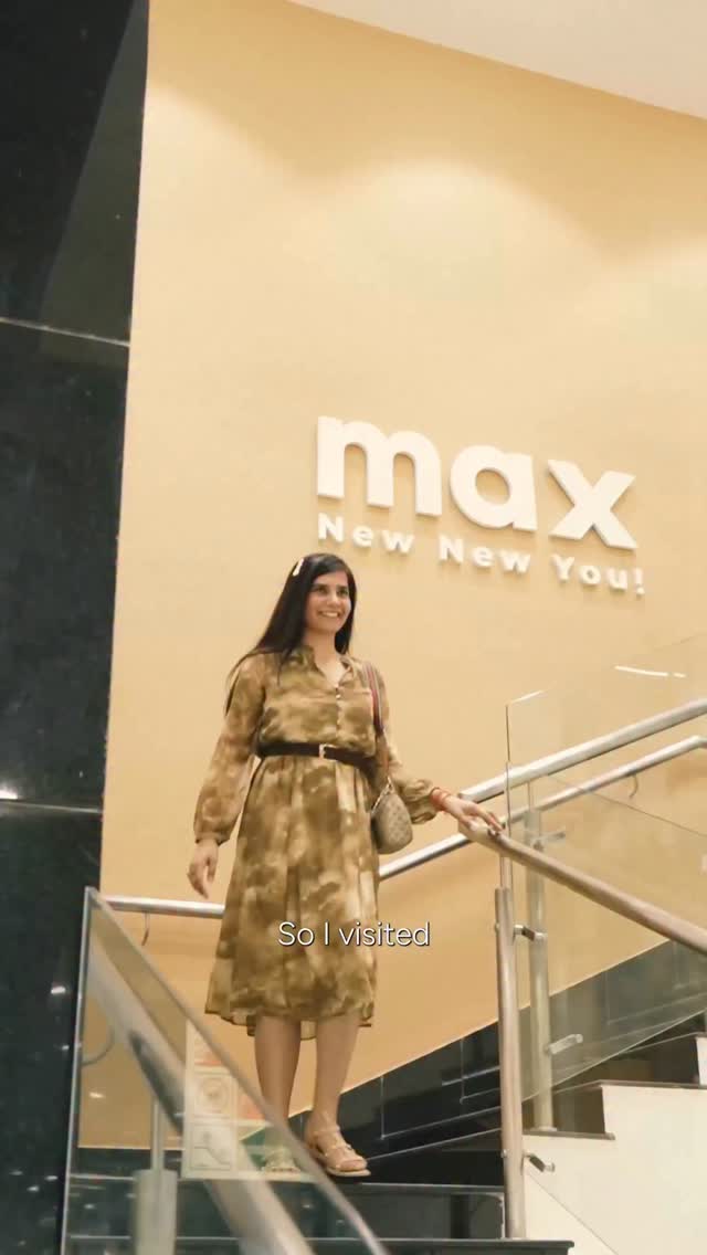 Instagram post by @harshitakasera for Max Fashion. Caption reads: Went to @maxfashionindia Jaipur just to “look....