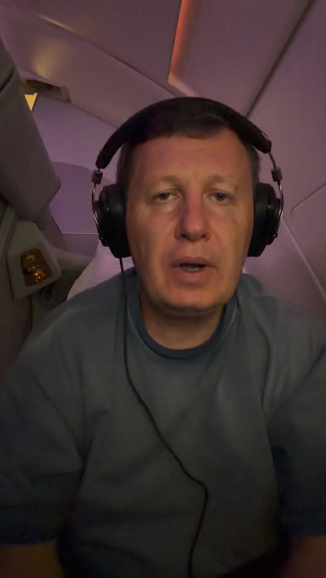 Instagram post by @maximartsinovichofficial for Emirates. Caption reads: @emirates #flyemirates.