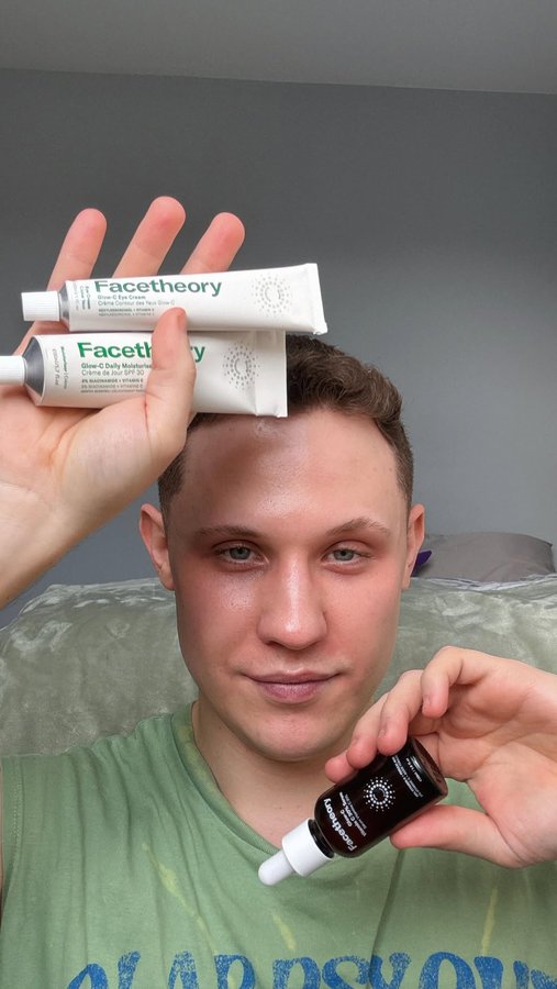 Instagram post by @skincarecharmer for Facetheory. Caption reads: 🤍Kindness is everything💚

It was Random Acts of....