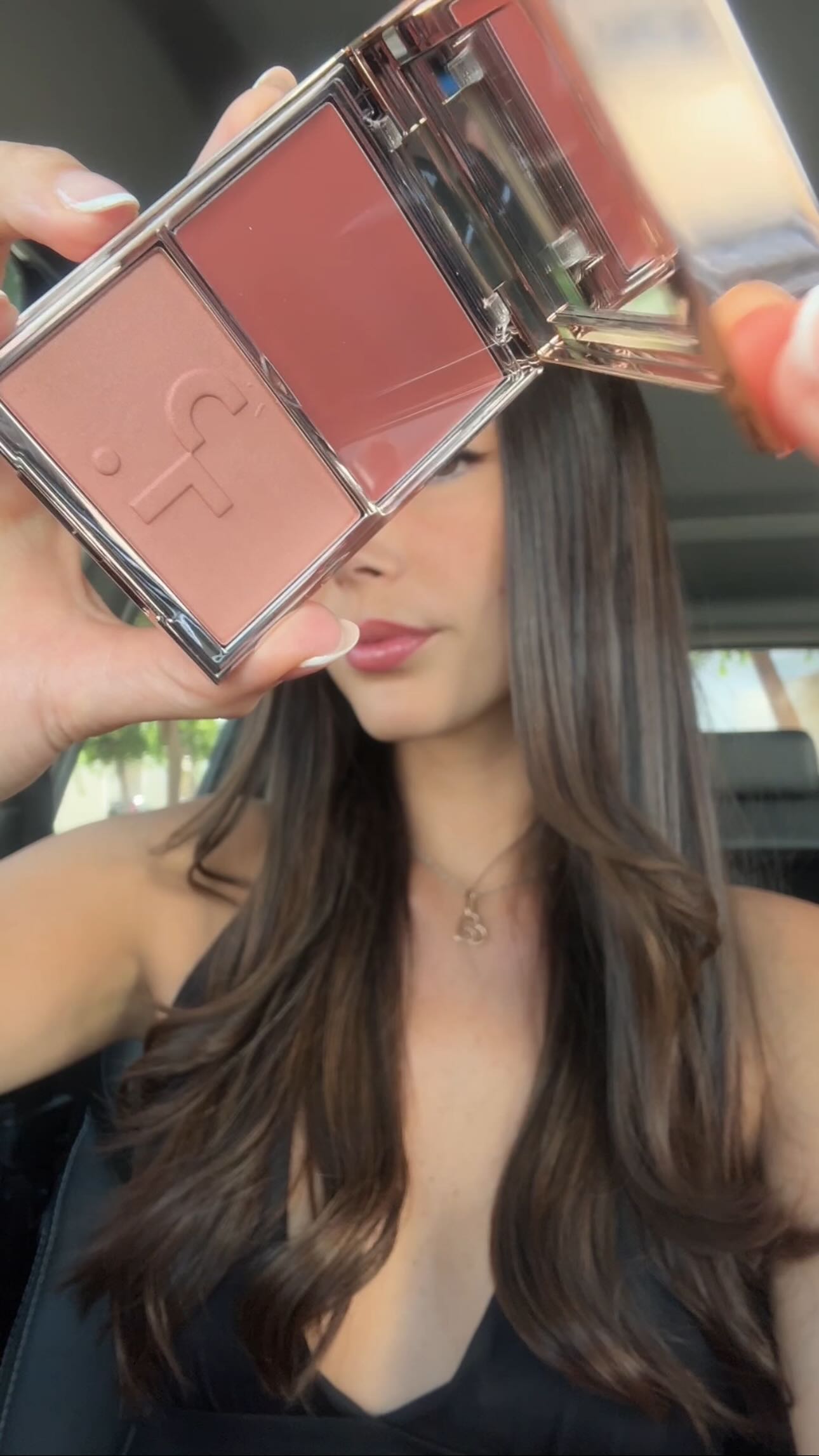 Instagram post by @mariamalo_____ for Patrick Ta. Caption reads: @patricktabeauty 💗.