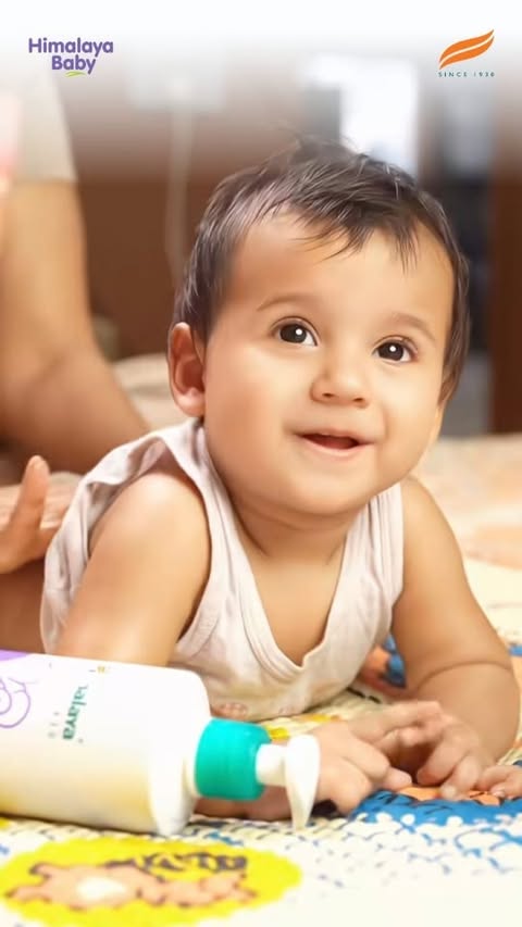 Instagram post by @sahilgambhir_ for Himalaya Babycare. Caption reads: #ad Nurture your little one’s growth every day....