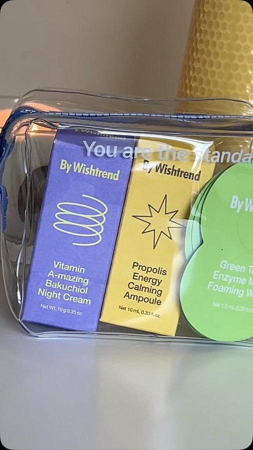 Instagram post by @nasreenxakthar for ByWishtrend. Caption reads: 🅲🅻🅴🅰🅽🆂🅴, 🅽🅾🆄🆁🅸🆂🅷 &....