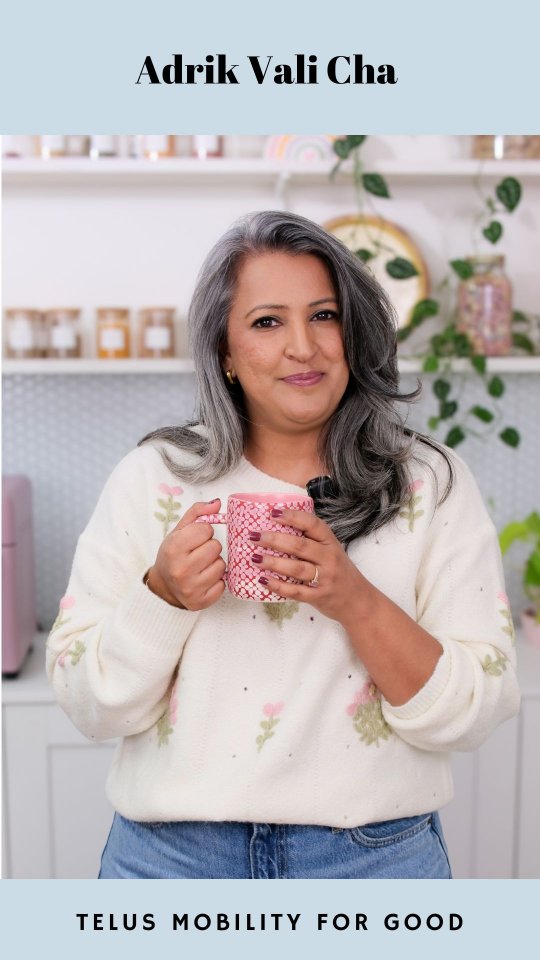 Instagram post by @pinkchai for TELUS. Caption reads: Mobility for Good //

I didn’t realize until my....