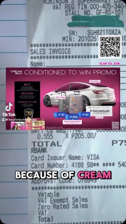 Instagram post by @heyfintechfounder for Cream Silk Philippines. Caption reads: [...] runs until August 19, 2026!....