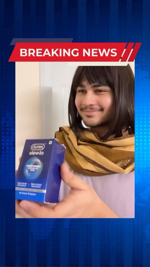 Instagram post by @dinuspams for Durex. Caption reads: [...] Dinu’s intimate well-being 👰🏻‍♂️ With....