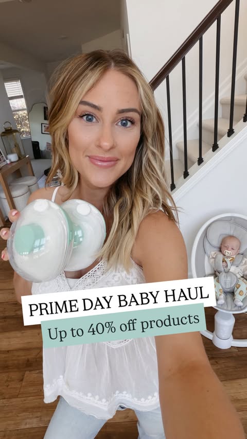 Instagram post by @catchingupwithkels for willowpump. Caption reads: [...] Prime Day deals before they’re gone!....