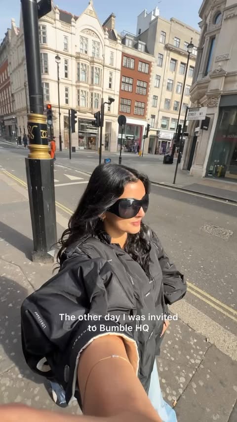 Instagram post by @nikkitachadha for Bumble. Caption reads: [...] you finding dating atm? I’m curioussss....