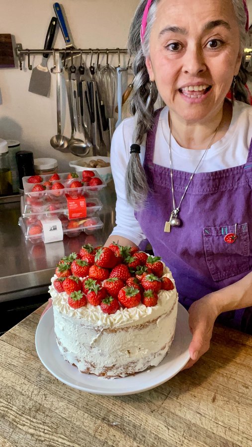 Instagram post by @gabymelian for Oishii. Caption reads: Oishii Berries just launched their newest product,....