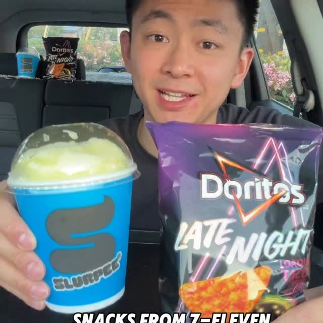 Instagram post by @thejcheneats for Doritos. Caption reads: Trying My NEW Favorite Snacks #DoritosPartner....