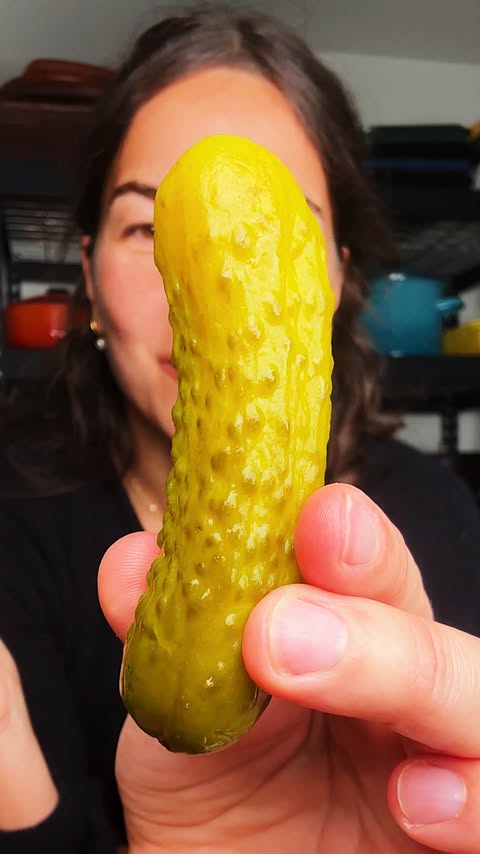 Instagram post by @carolinagelen for Tillamook. Caption reads: CHEESY PICKLE POPPERS made with @tillamook....