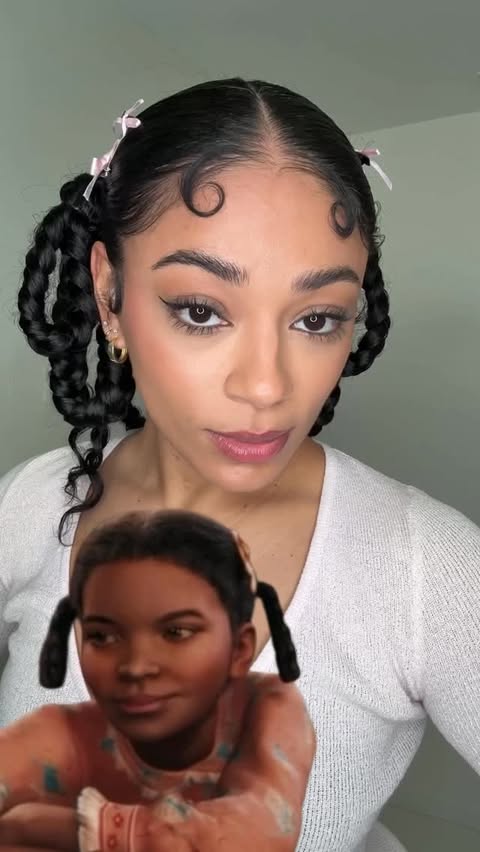 Instagram post by @jasmeannnn for OGX Beauty. Caption reads: Curlmas day 8/12! I HAD to fufill these wishes and....