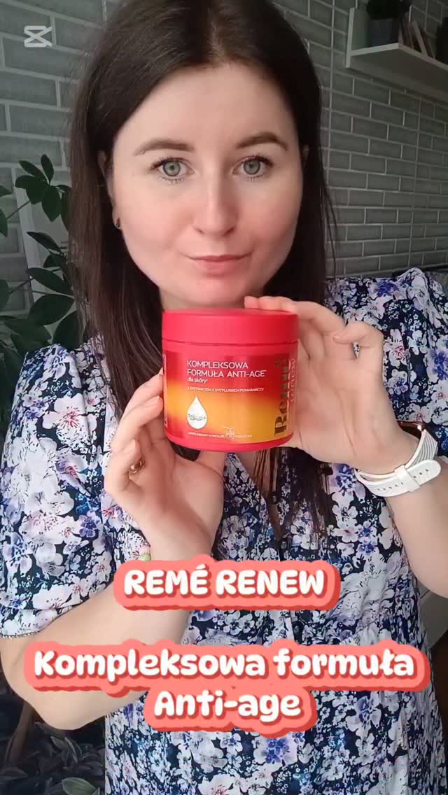 Instagram post by @sarusiaczek for Wizaz.pl. Caption reads: Miesiąc z Remé Renew - blask tak, ale gdzie te....