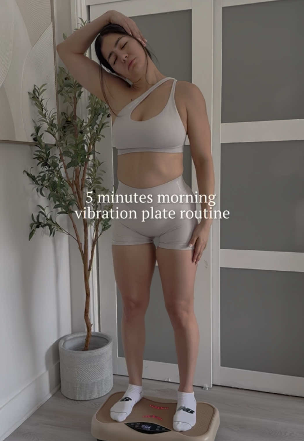 TikTok post by @michellelafebre for Revomadic. Caption reads: The perfect workout routine @REVOMADIC Link in my....