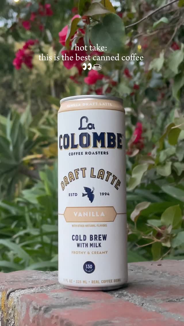 Instagram post by @allygille for La Colombe Coffee. Caption reads: if you haven’t tried @lacolombecoffee yet you’re....