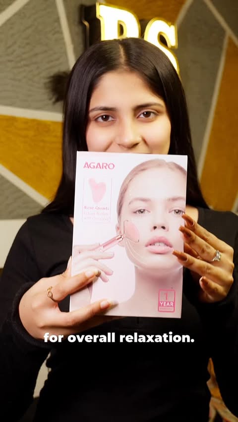 Instagram post by @_beingkbv_ for AGARO Lifestyle. Caption reads: [...] anywhere. product link: #Agaro....