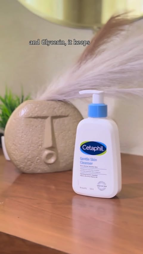 Instagram post by @bornstubborn_ for Cetaphil. Caption reads: [...] unbothered Been reaching for the....