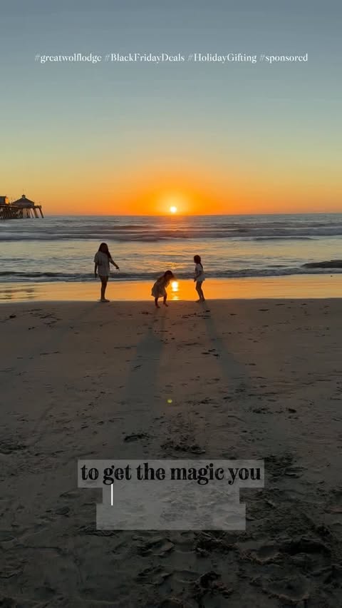 Instagram post by @luxeandro for Great Wolf Lodge. Caption reads: [...] experience: a warm getaway to Great Wolf....