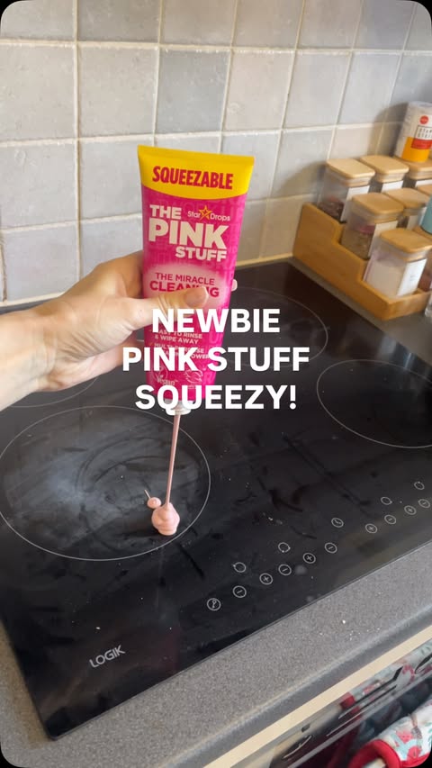 Instagram post by @rachshomelife for B&M Stores. Caption reads: ✨NEW✨ The miracle squeezable cleaning paste!! AD....