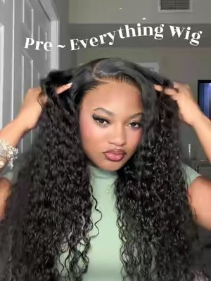 TikTok post by @jashaayvonnee for Bangjazzhair. Caption reads: Get yall a pre everything wig NOW!! @bangjazzhair....