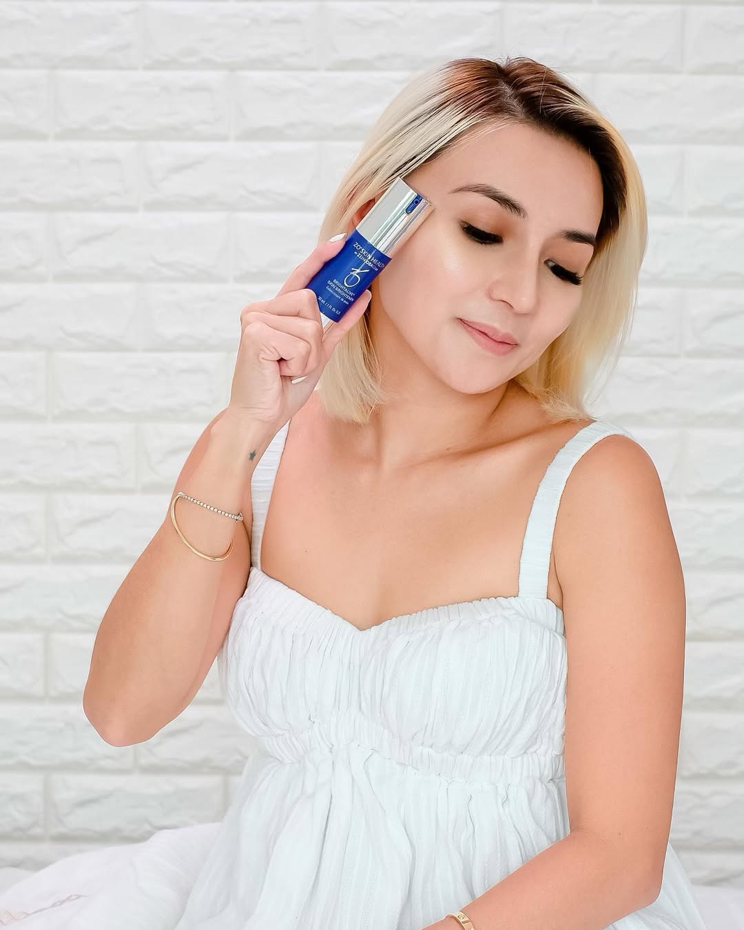 Instagram post by @rejah for Beauty Insider Singapore. Caption reads: After 2 weeks of using ZO Skin Health -....