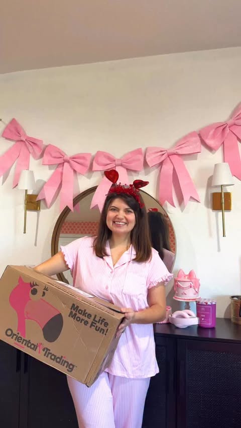 Instagram post by @ambsryan_ for Oriental Trading. Caption reads: [...] Day is right around the corner.....