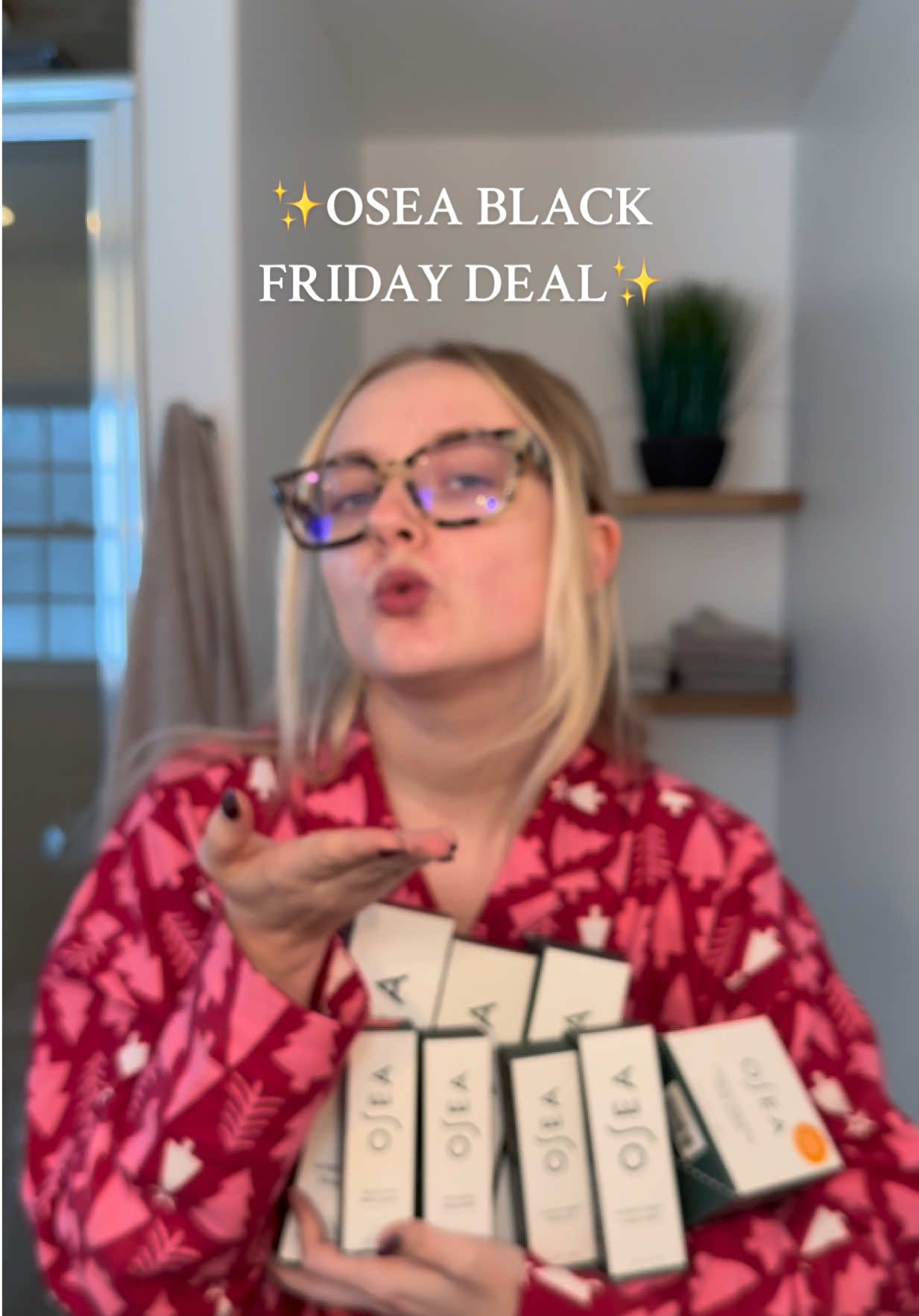 TikTok post by @kendall_willey for OSEA Malibu. Caption reads: this offer is only good for a certain time, and it....