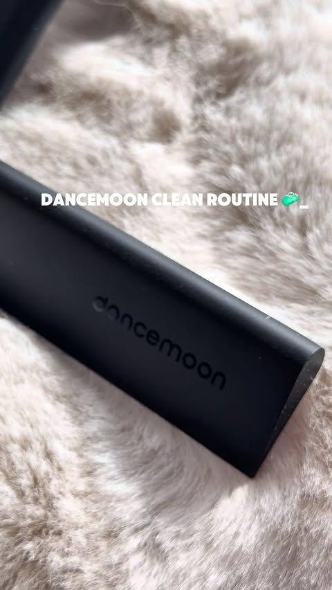 Instagram post by @dilarainusa for dancemoon. Caption reads: ✨ My shower glass cleaning routine just got easier....