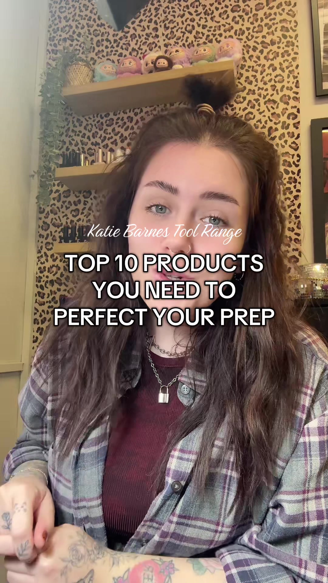 TikTok post by @jaysnailedit for Katie Barnes Tool Range. Caption reads: [...] you need to perfect your prep @Katie Barnes....